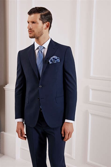 abito uomo blu navy